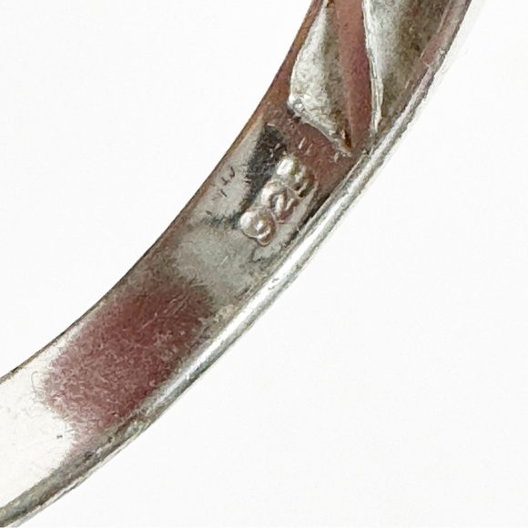 Round Cubics Bypass Ring in Sterling Silver Fashion Costume - Picture 9 of 11